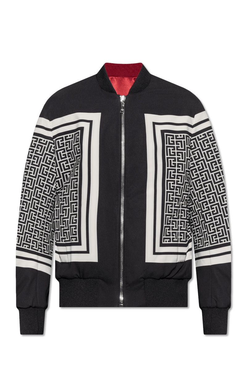 Balmain Black Reversible Bomber Jacket - Men - Piano Luigi