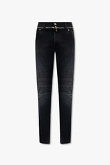 Balmain Black Slim-Fit Jeans - Men - Piano Luigi