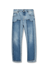 Balmain Blue Straight Leg Jeans - Men - Piano Luigi