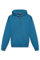 Versace Blue Hoodie With Logo - Men - Piano Luigi