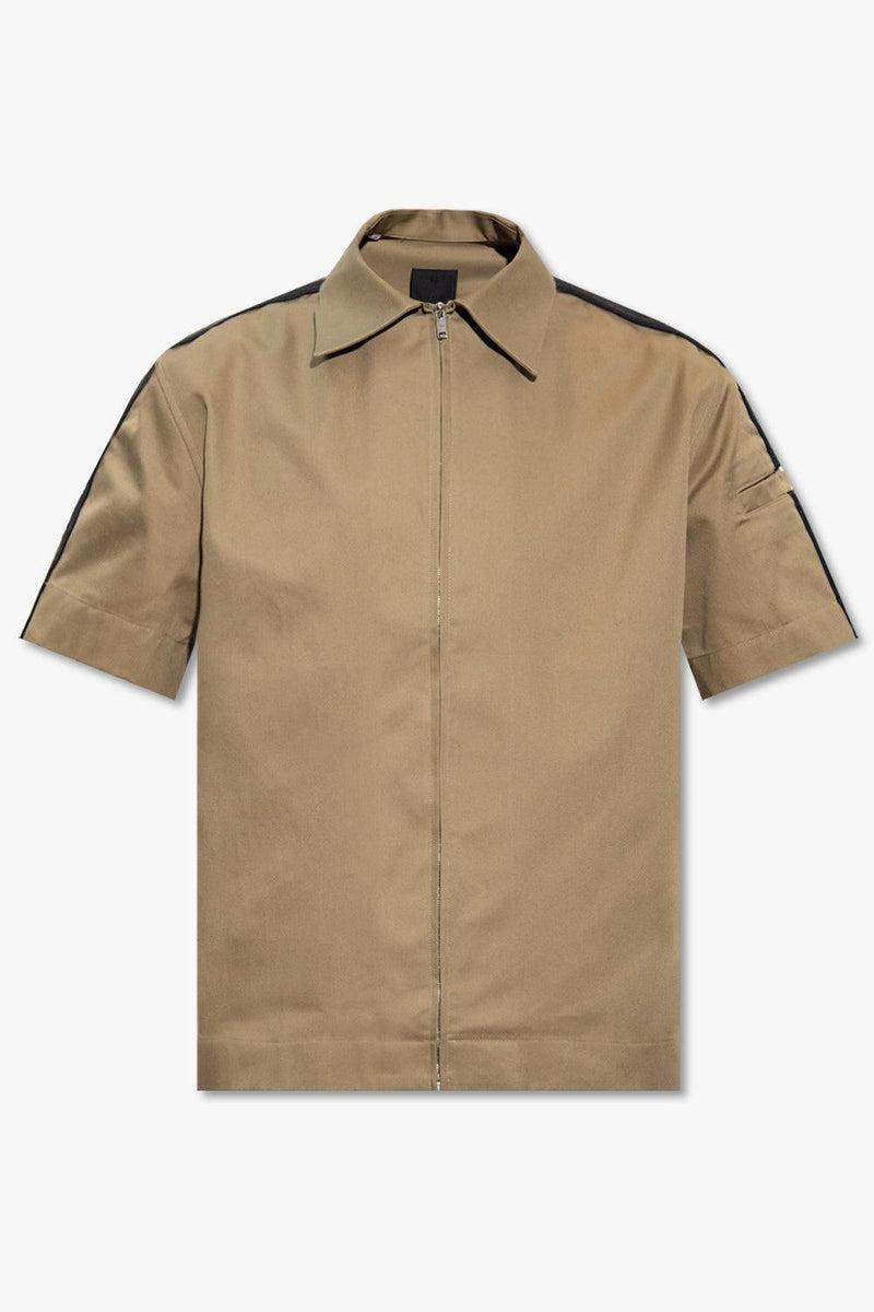 Givenchy Green Short-Sleeved Shirt - Men - Piano Luigi