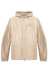 Burberry Beige ‘Hackney’ Jacket With Logo - Men - Piano Luigi