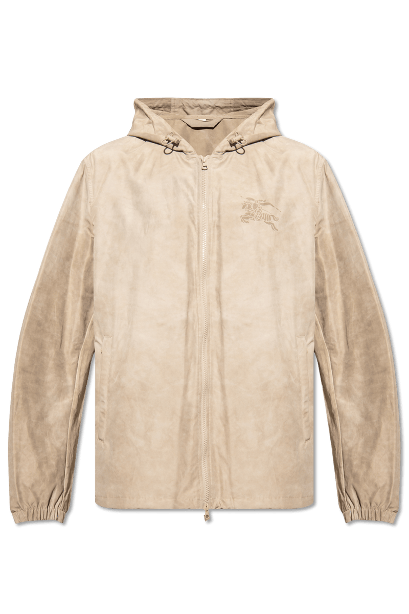 Burberry Beige ‘Hackney’ Jacket With Logo - Men - Piano Luigi