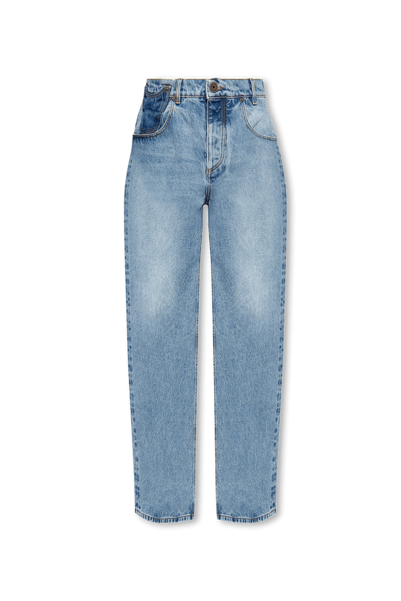 Balmain Blue Loose-Fit Jeans - Men - Piano Luigi