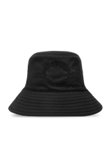 Burberry Black Bucket Hat With Logo - Men - Piano Luigi