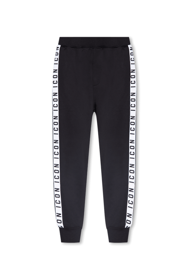Dsquared2 Black Printed Sweatpants - Men