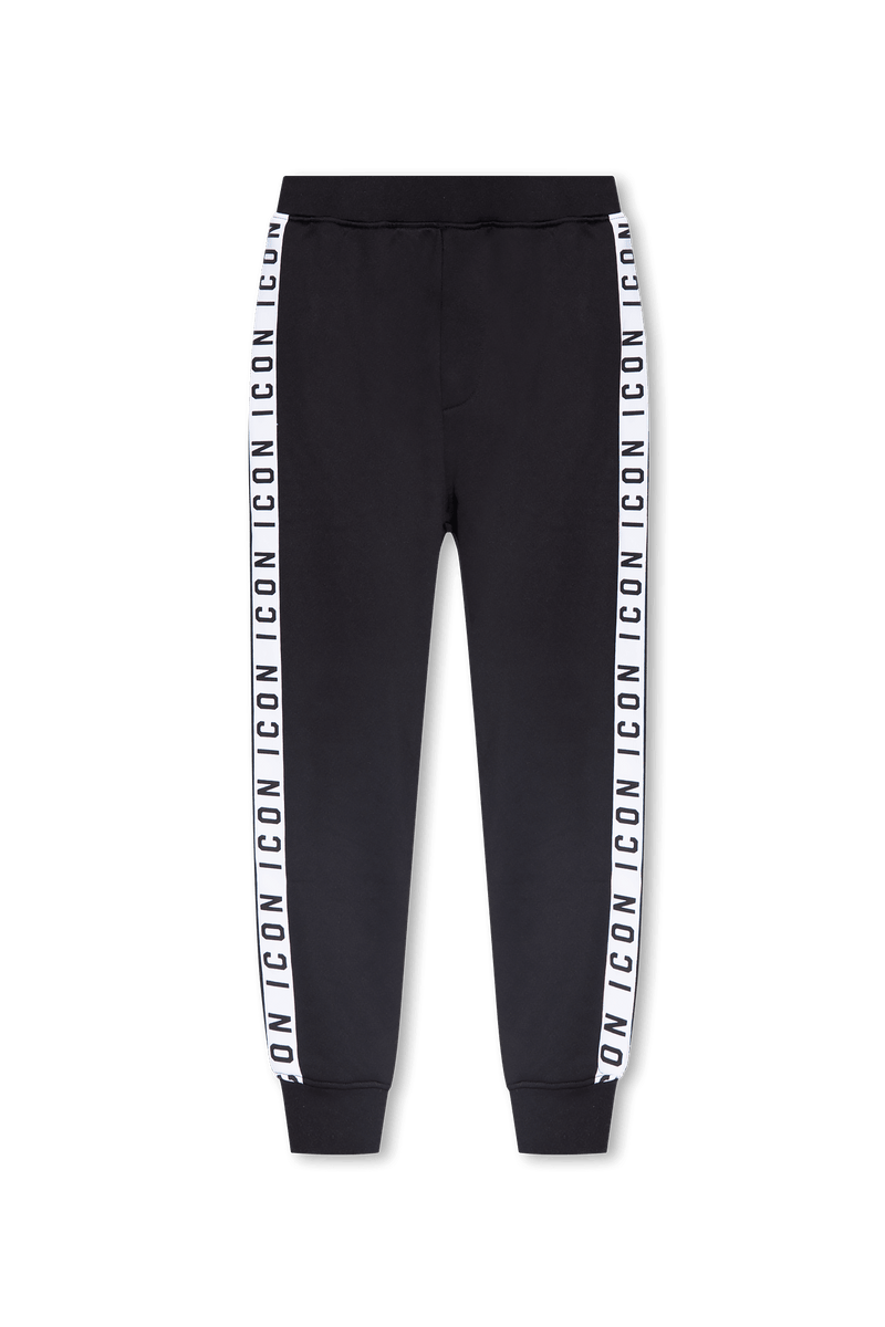 Dsquared2 Black Printed Sweatpants - Men - Piano Luigi