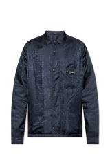 Balmain Navy Blue Monogram Jacket - Men - Piano Luigi