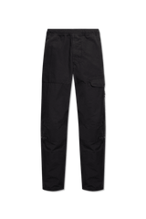 Stone Island Black Cargo Trousers - Men - Piano Luigi