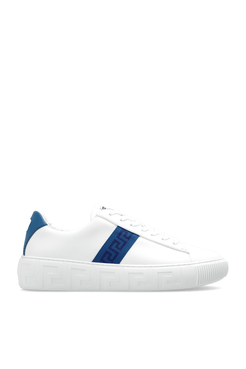 Versace White ‘Greca’ Sneakers - Men - Piano Luigi