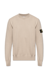 Stone Island Beige Sweater With Logo - Men - Piano Luigi