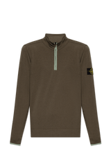 Stone Island Green Wool Sweater - Men - Piano Luigi