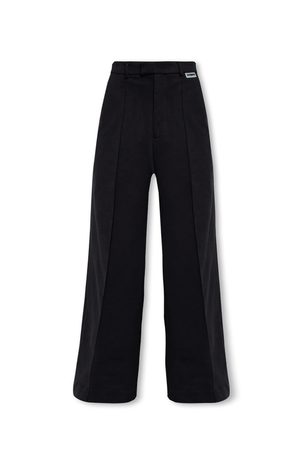 Vetements Black Trousers With Wide Legs - Men - Piano Luigi