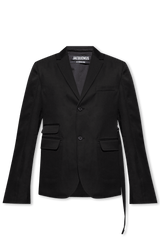 Jacquemus Black ‘Piccinni’ Single-Breasted Blazer - Men - Piano Luigi