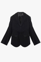 Balenciaga Black Oversize Blazer - Men - Piano Luigi