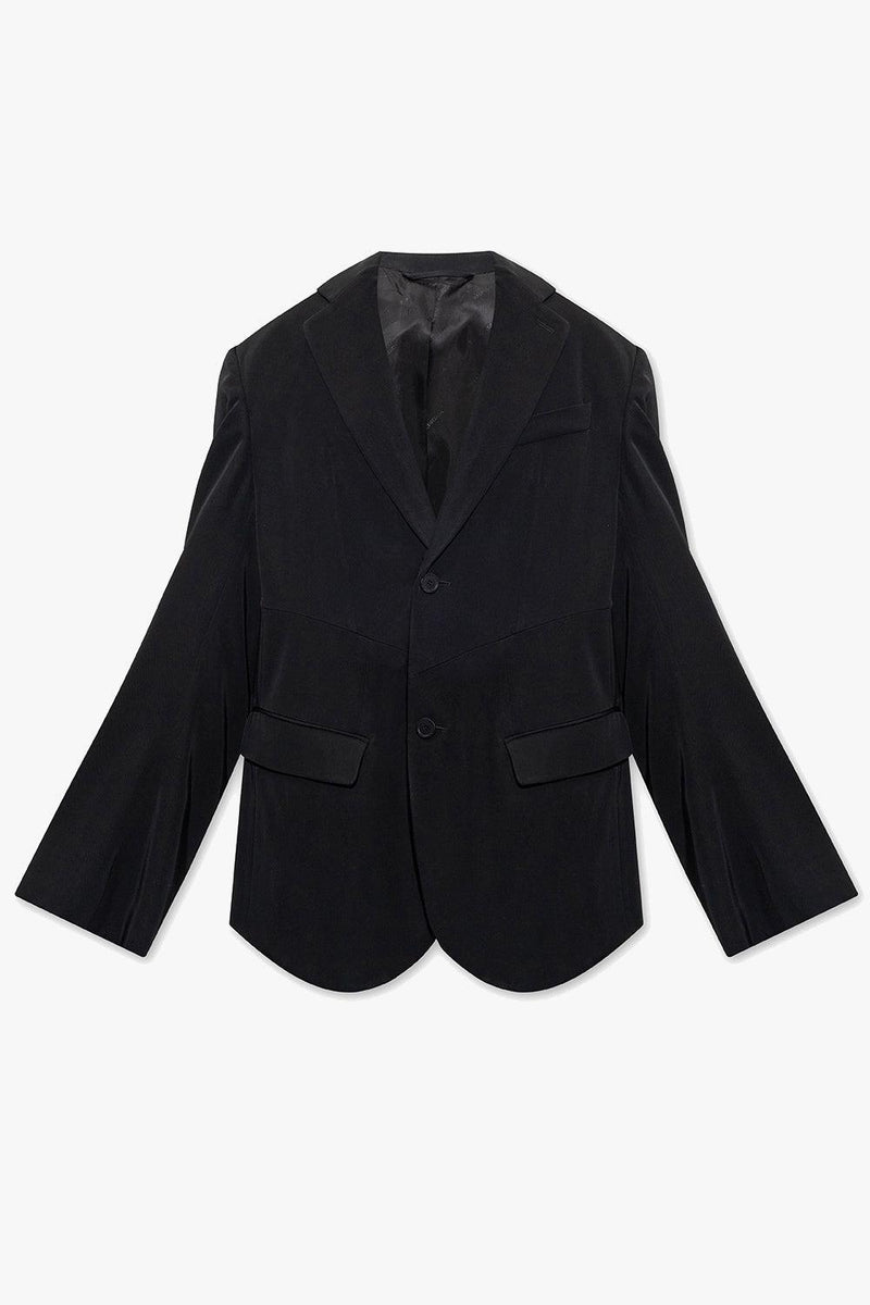 Balenciaga Black Oversize Blazer - Men - Piano Luigi