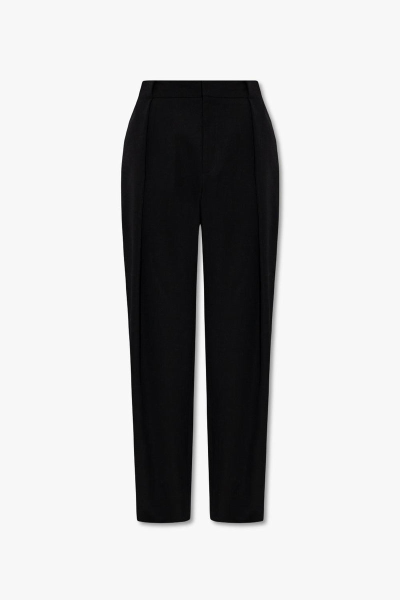 Balmain Black Wool Trousers - Men - Piano Luigi