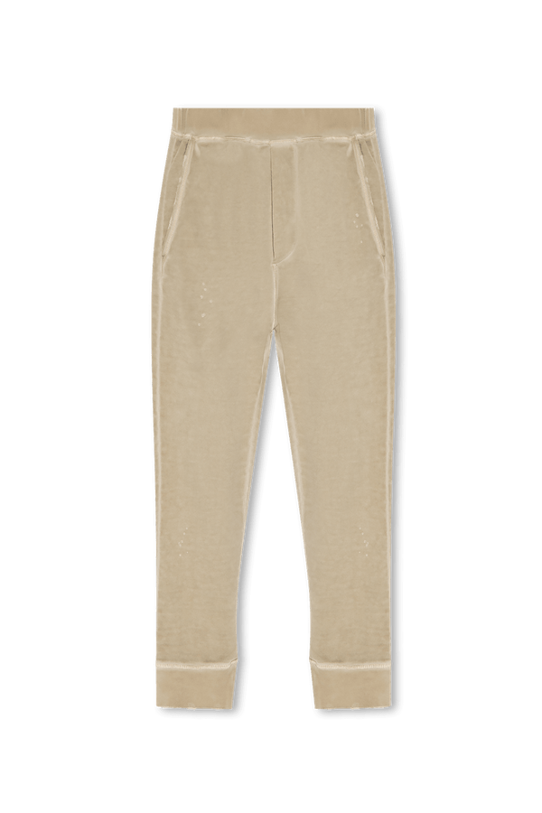 Dsquared2 Beige Sweatpants With Logo - Men - Piano Luigi