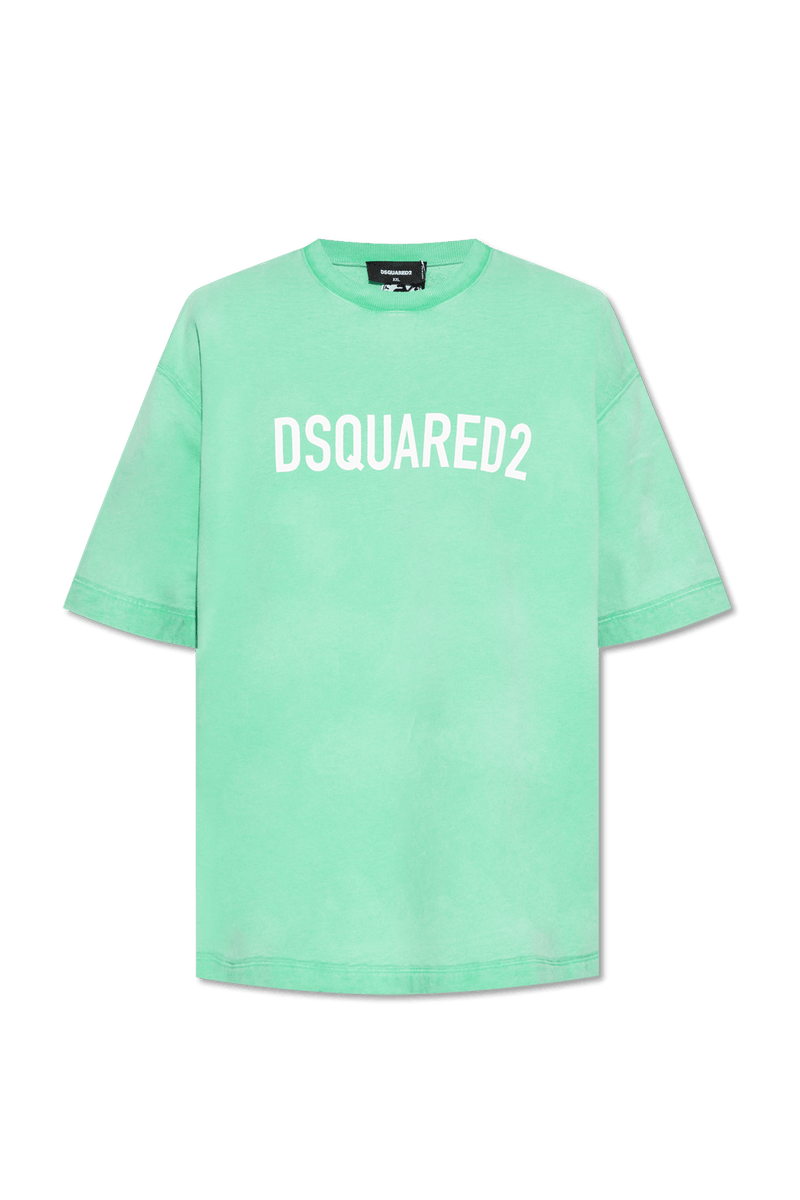 Dsquared2 Green Hoodie With Short Sleeves - Men - Piano Luigi