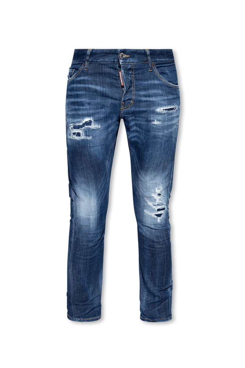 Dsquared2 Navy Blue ‘Sexy Twist’ Jeans - Men - Piano Luigi