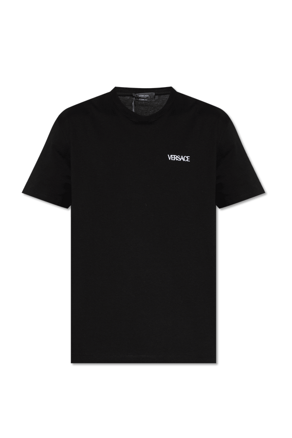 Versace Black Printed T-Shirt - Men