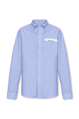 Palm Angels Light Blue Cotton Shirt - Men - Piano Luigi