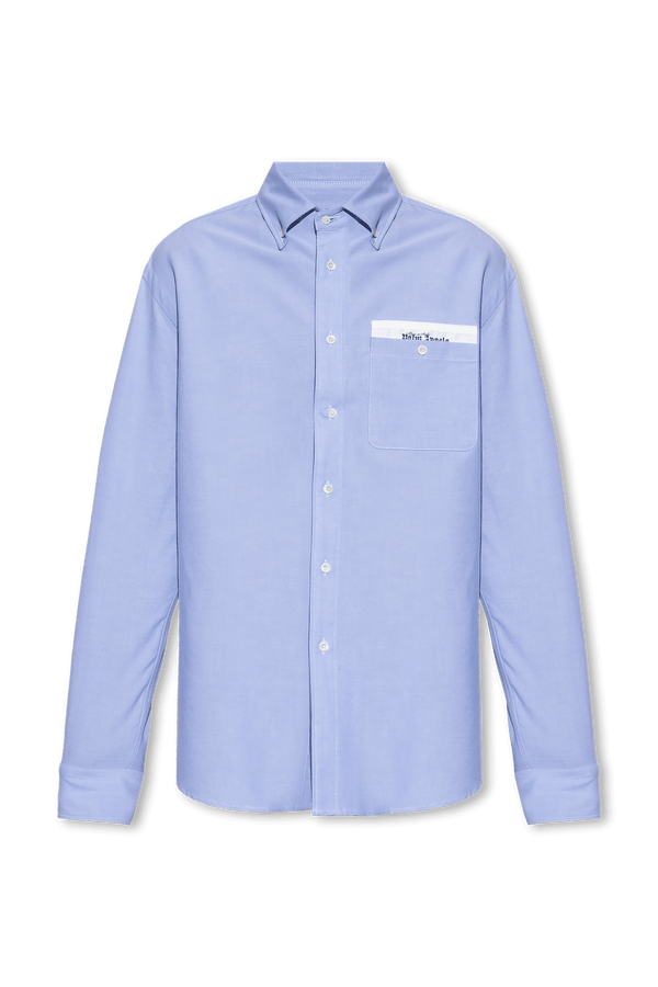 Palm Angels Light Blue Cotton Shirt - Men - Piano Luigi