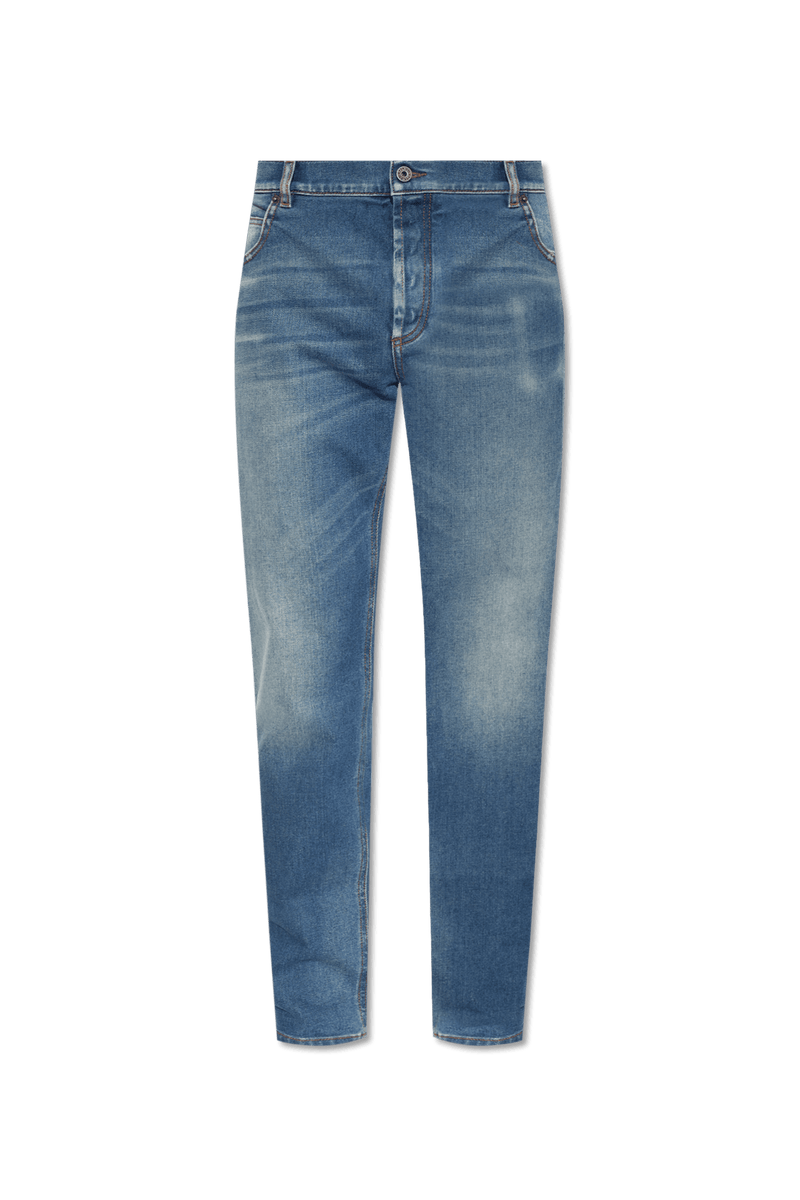 Balmain Blue Slim Fit Jeans - Men - Piano Luigi