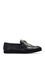 Givenchy Black Leather Loafers - Men - Piano Luigi