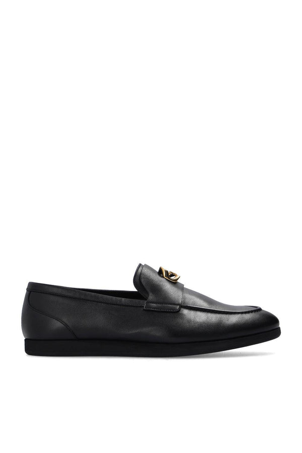 Givenchy Black Leather Loafers - Men