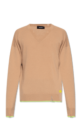 Dsquared2 Brown Sweater With Logo - Men - Piano Luigi