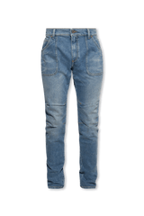 Balmain Blue Slim-Fit Jeans - Men - Piano Luigi