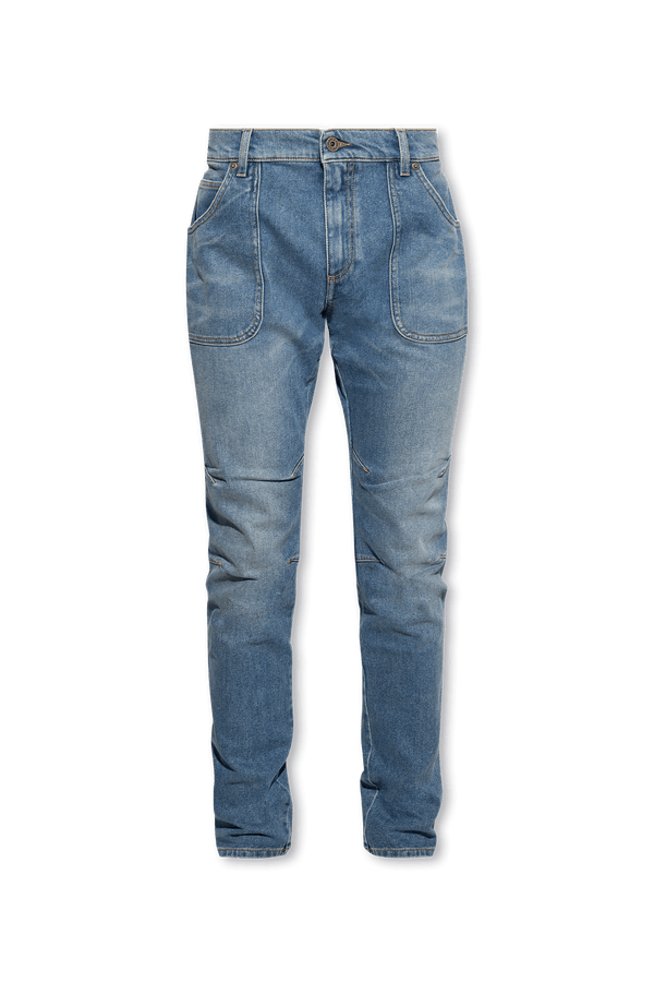 Balmain Blue Slim-Fit Jeans - Men