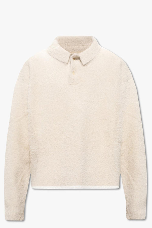 Jacquemus Cream ‘Neve’ Sweater - Men - Piano Luigi