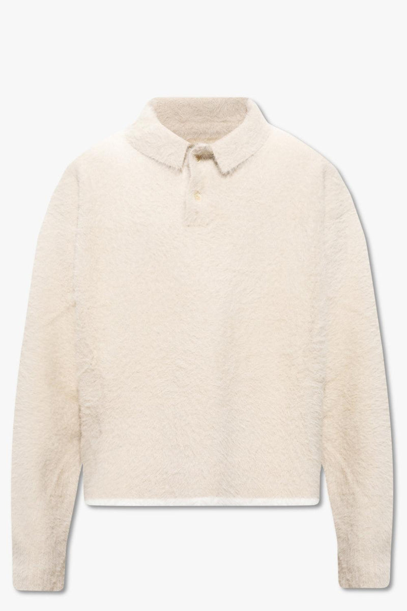 Jacquemus Cream ‘Neve’ Sweater - Men - Piano Luigi