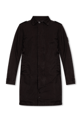 Stone Island Black Jacket With Logo - Men - Piano Luigi