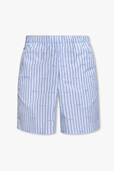 Givenchy Blue Striped Shorts - Men - Piano Luigi