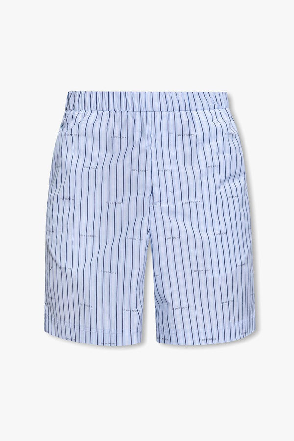 Givenchy Blue Striped Shorts - Men - Piano Luigi