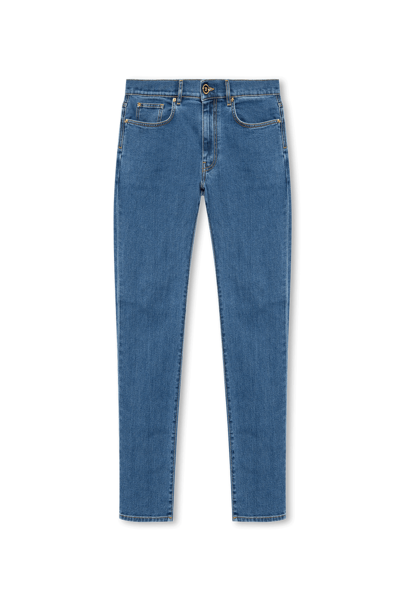 Versace Blue Jeans With Logo - Men - Piano Luigi