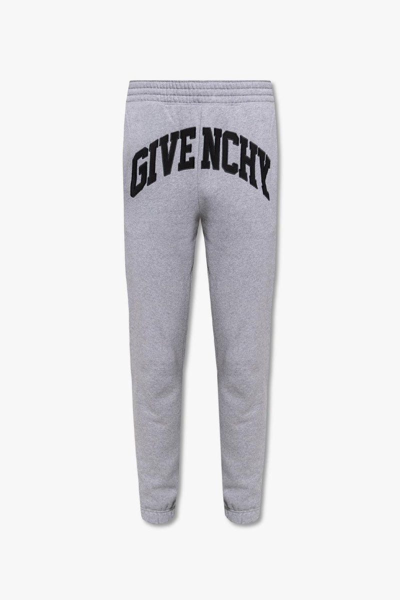 Givenchy Grey Sweatpants With Logo - Men - Piano Luigi