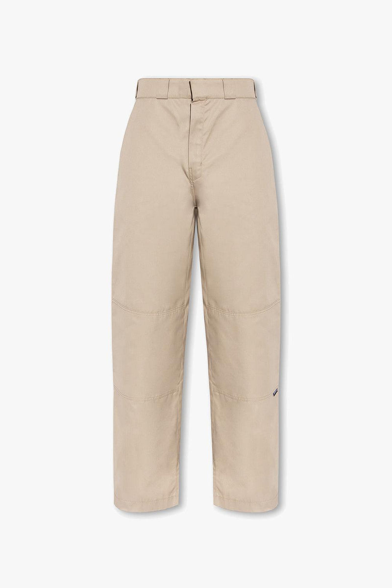 Palm Angels Beige Trousers With Stitching Details - Men - Piano Luigi