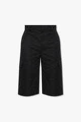 Givenchy Black Cotton Shorts - Men - Piano Luigi