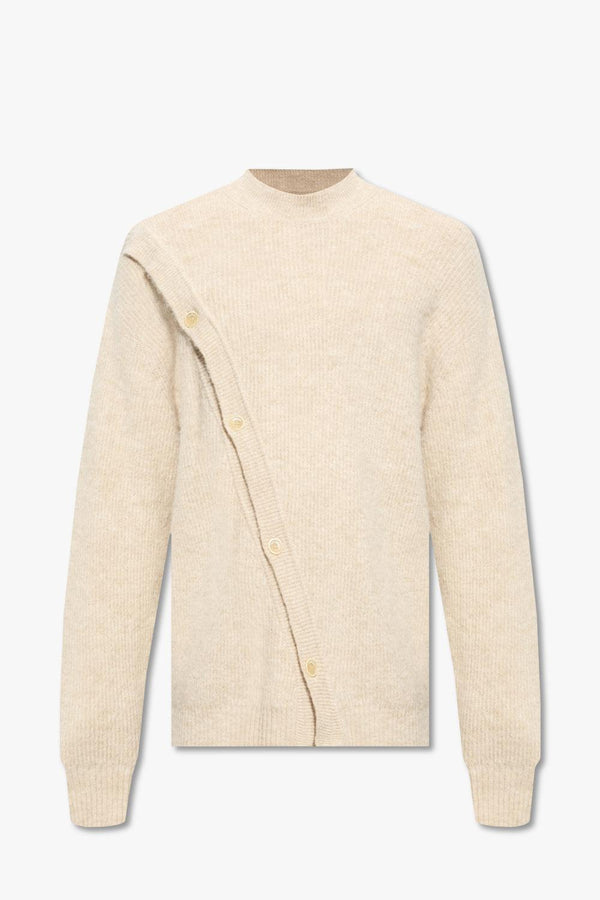 Jacquemus Beige ‘Pau’ Sweater - Men - Piano Luigi