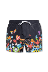 Dsquared2 Black Swimming Shorts - Men - Piano Luigi