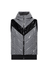 Balmain Black Vest With Monogram - Men - Piano Luigi