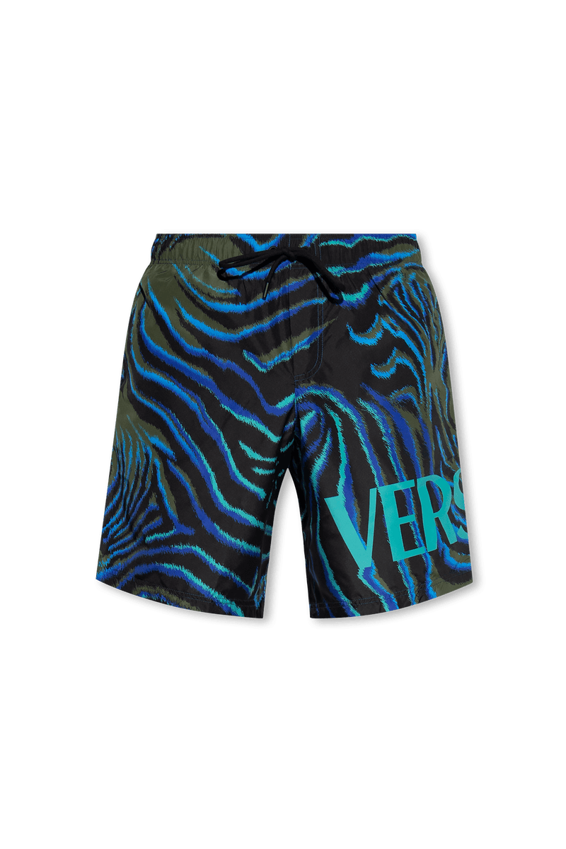 Versace Multicolour Swim Shorts - Men - Piano Luigi