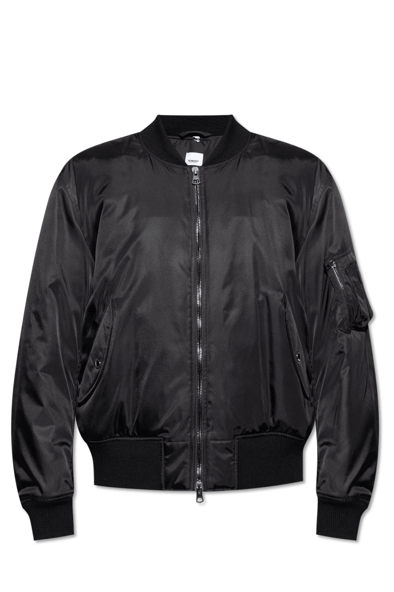 Burberry Black ‘Graves’ Bomber Jacket - Men - Piano Luigi