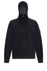 Stone Island Black Fleece Sweatshirt With Balaclava - Men - Piano Luigi