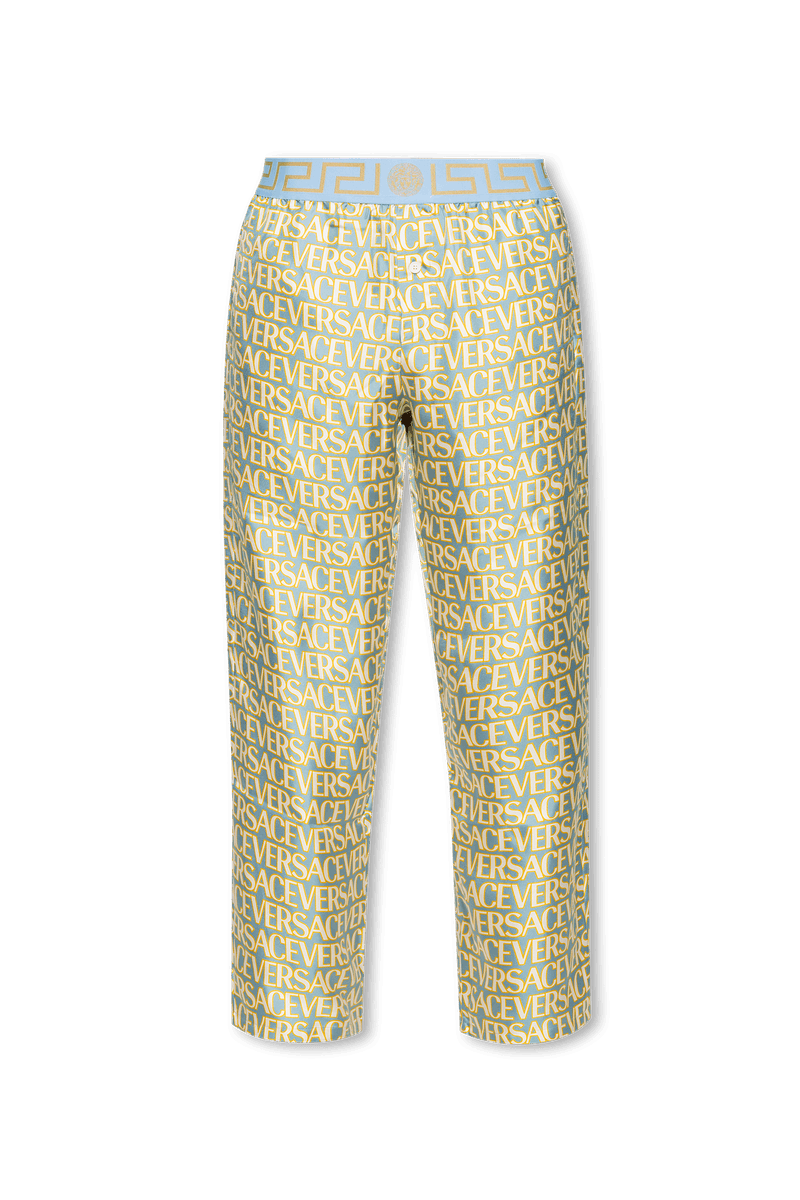 Versace Blue Pyjama Bottom - Men - Piano Luigi