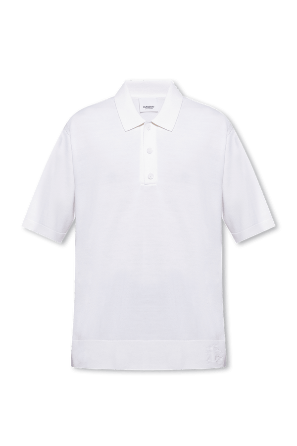 Burberry Cream ‘Rowanson’ Polo Shirt - Men - Piano Luigi